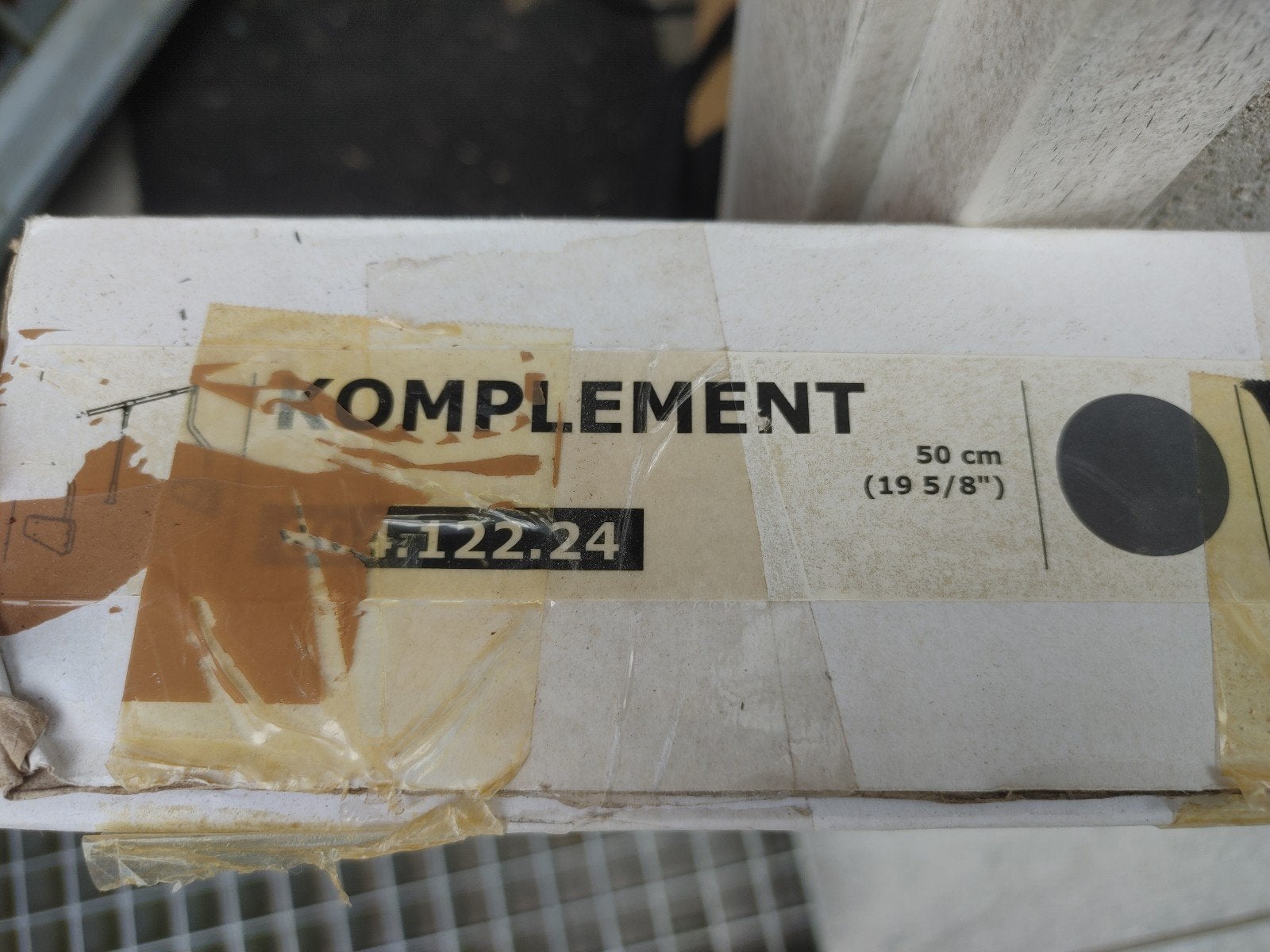IKEA KOMPLEMENT Uittrekbare roede 50 cm, Minder dan 50 cm, Nieuw, Ophalen of Verzenden, Minder dan 100 cm