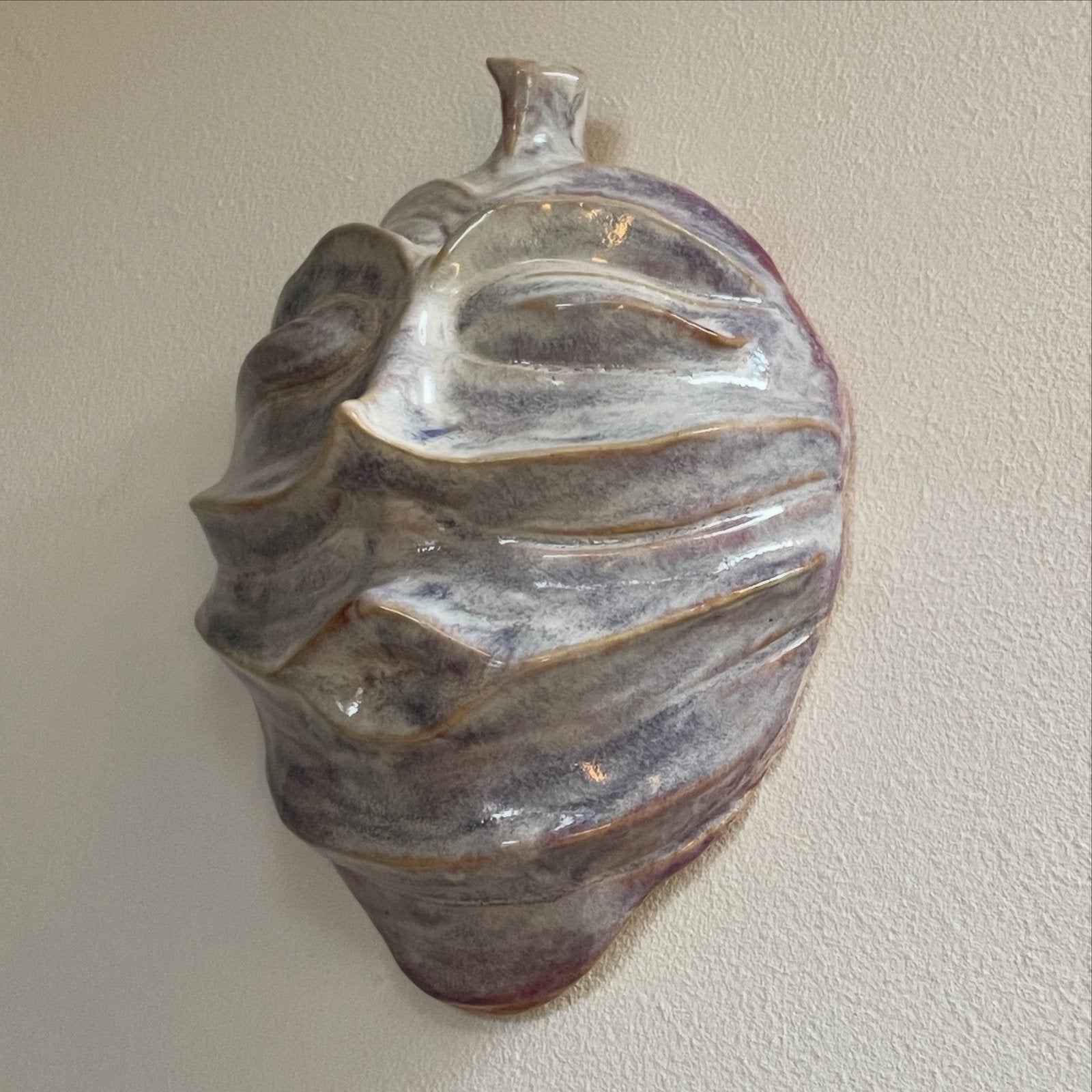 Wandobject hangemaakt keramiek, Geglazuurd, Verzenden, Wanddecoratie, 20 - 50 cm