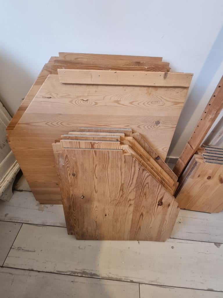 Ivar kastonderdelen, planken en hoekdelen, Ophalen