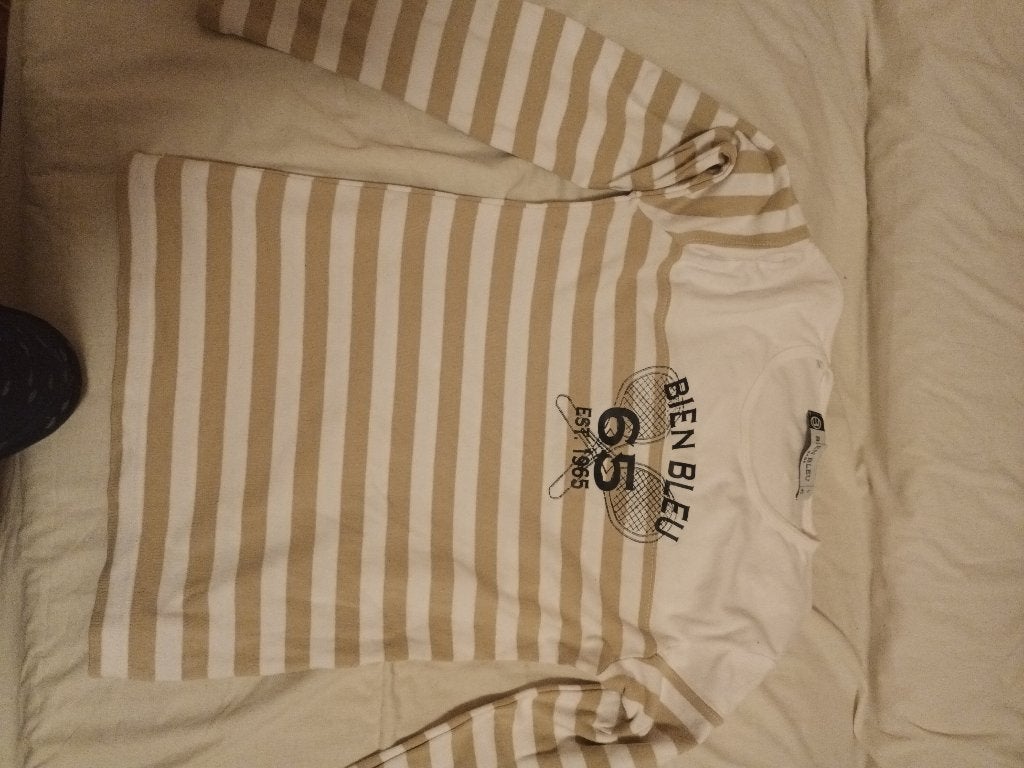 Te koop gevraagd: Bien Bleu t-shirt, Meerkleurig, Ophalen of Verzenden, Zo goed als nieuw, Lange mouw