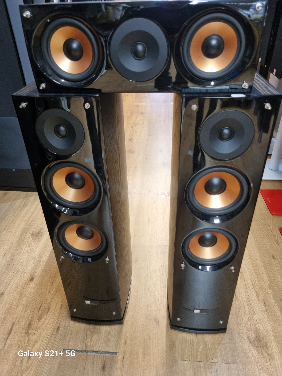 ✅Pure Acoustics luidsprekers + Centerspeaker, Overige merken, Stereo speakers, -, Ophalen of Verzenden