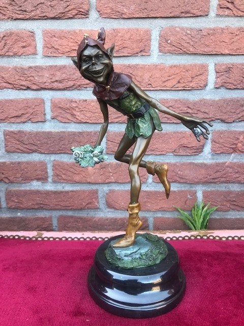 Weens brons: beeld van een goblin/laaf, Ophalen of Verzenden, Brons