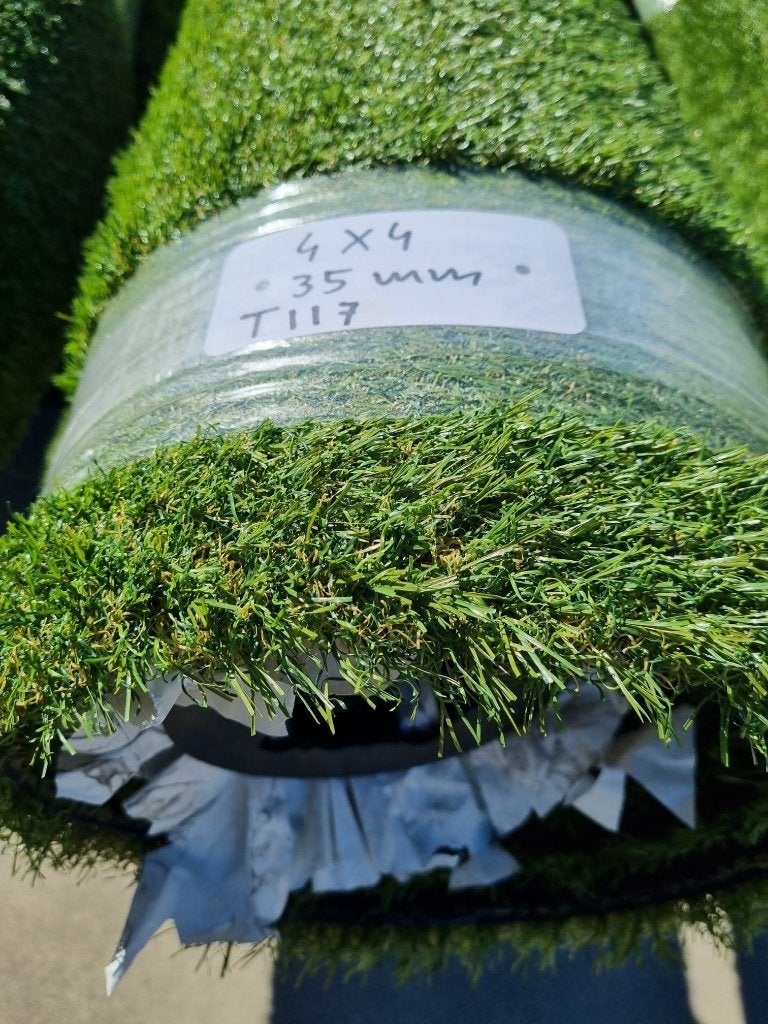Kunstgras coupon 4 x 4 meter T117 35 mm, Ophalen, Nieuw, 20 m² of meer, Kunstgras