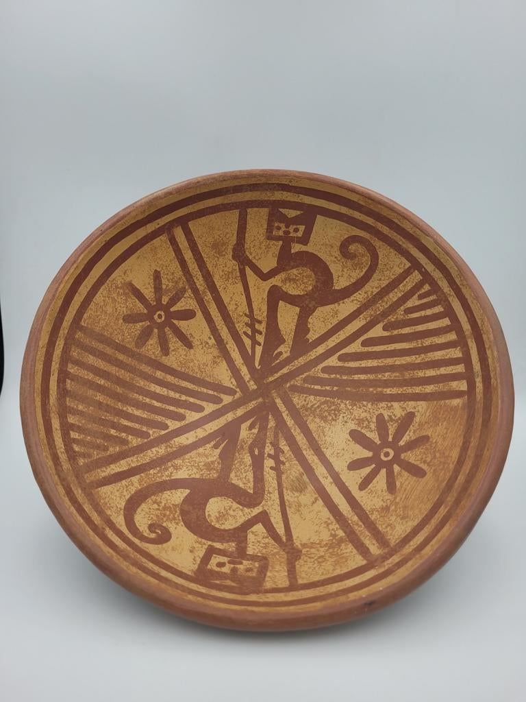Precolumbiaanse Terracotta Nariño Carchi Schaal, Antiek en Kunst, Ophalen of Verzenden