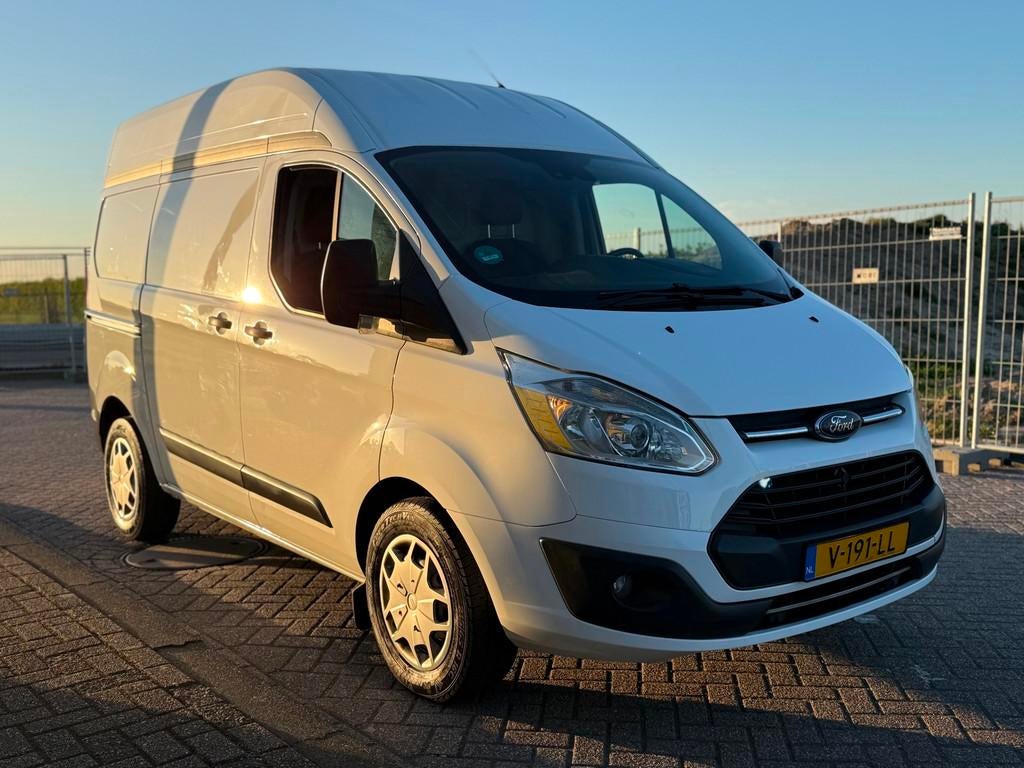 Ford Transit Custom 290 2.0 TDCI L1H2 Bj 2018 Automaat Airco, Euro 6, Leder en Stof, Origineel Nederlands, Diesel