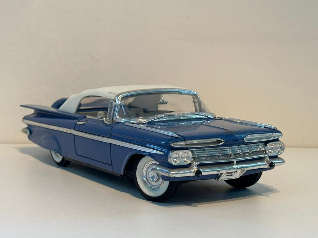 Chevrolet Impala Softtop (1959) | Road Signature | 1:18, Ophalen of Verzenden, Zo goed als nieuw, Overige merken