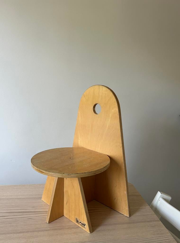 Rolf kinderstoel hout, Ophalen, Gebruikt, Stoel(en)