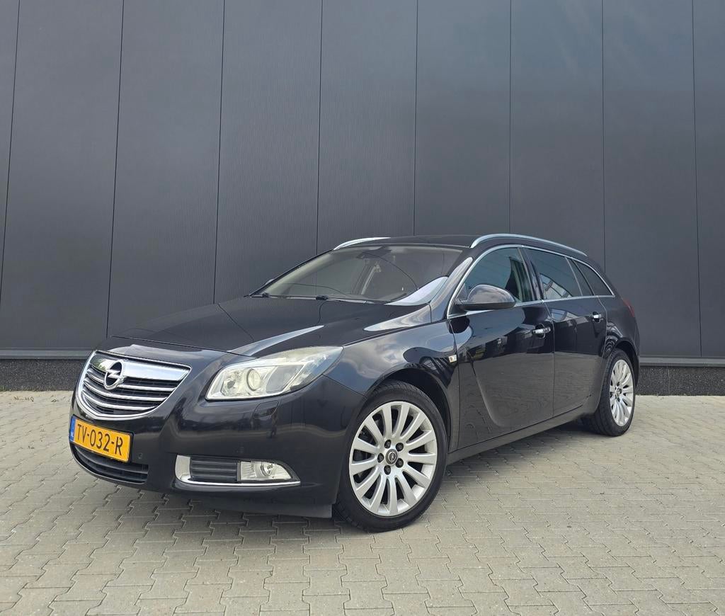 Opel Insignia 2.0 Turbo 220PK Automaat | Nieuwe Turbo&Kettin, Zwart, 4 cilinders, Leder en Stof, Zwart