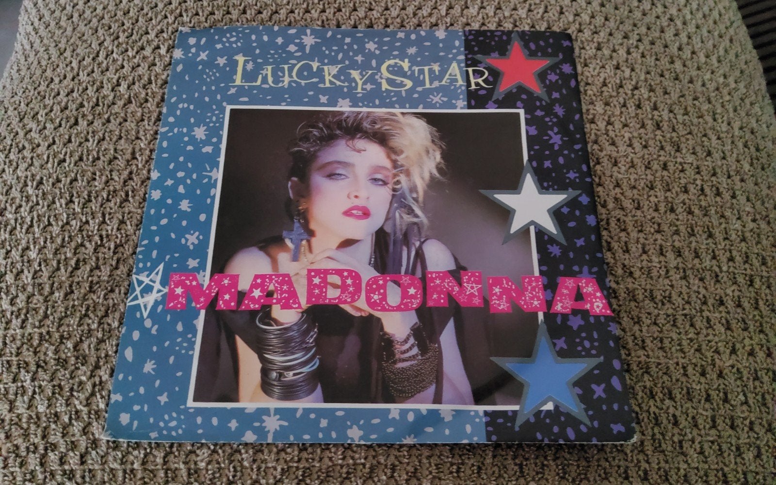 Madonna - Lucky Star 7 inch vinyl single (1984), Gebruikt, Verzenden, 7 inch, Pop
