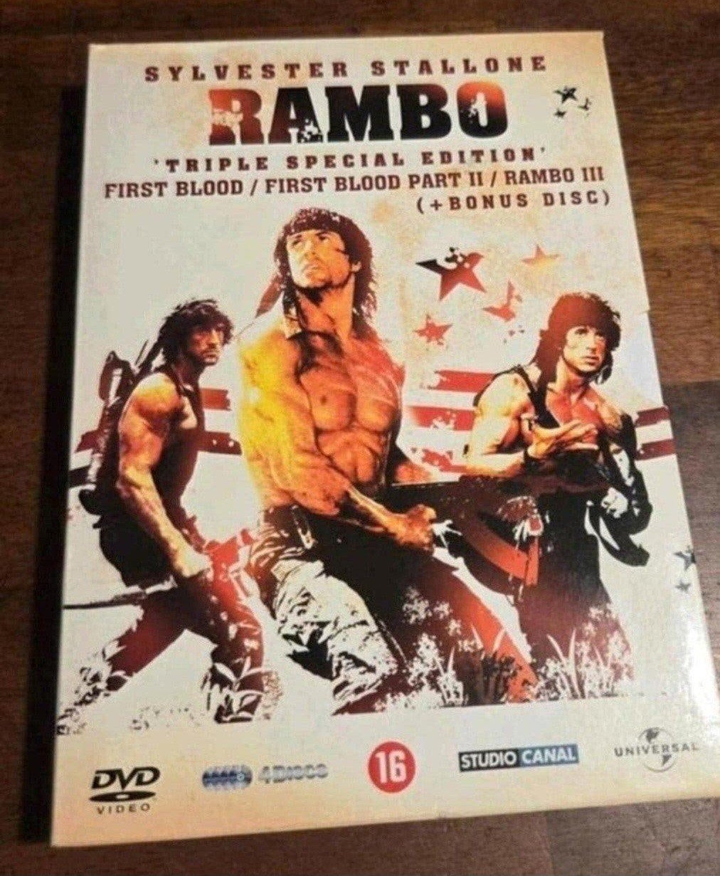 Rambo: Triple Special Edition  - DVD Boxset, Horror, Engels, Vanaf 16 jaar, Nederlands