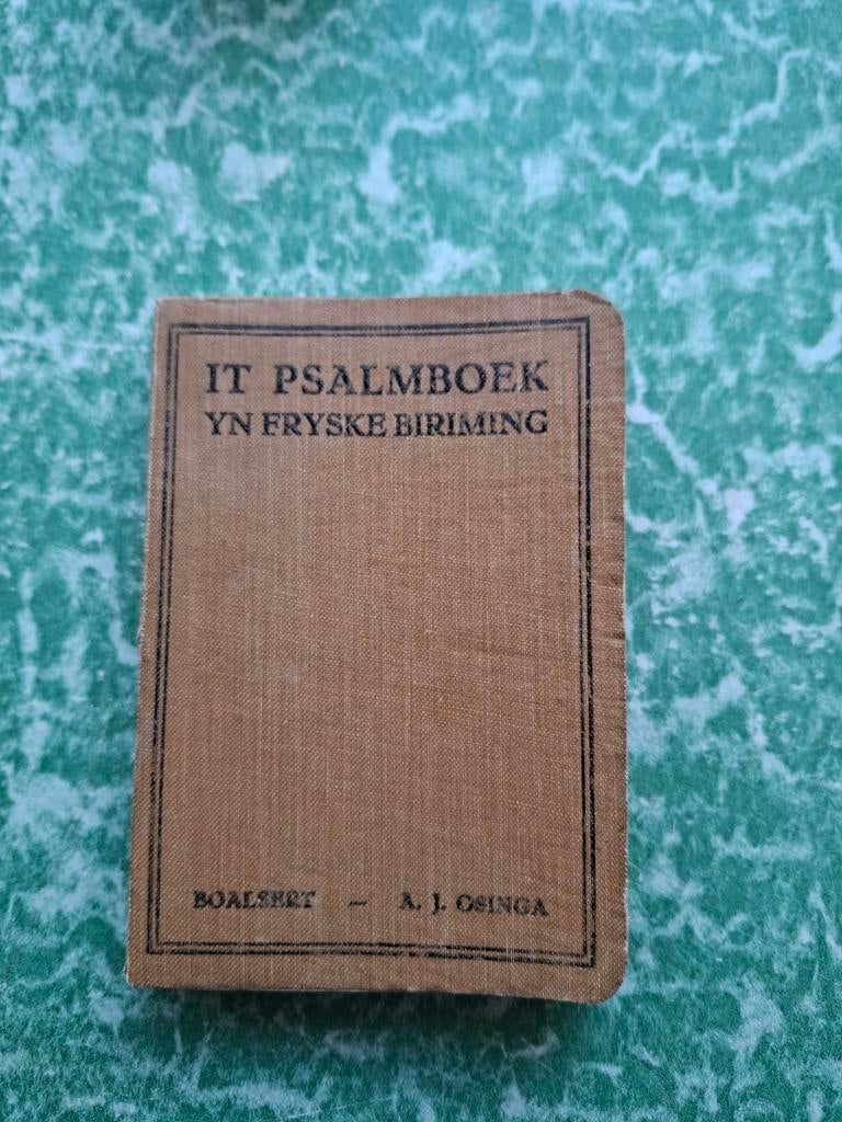 It Psalmboek yn Fryske Biriming *A.J.Osinga Boalsert 1923., Ophalen of Verzenden, Gebruikt, Boek, Christendom | Katholiek
