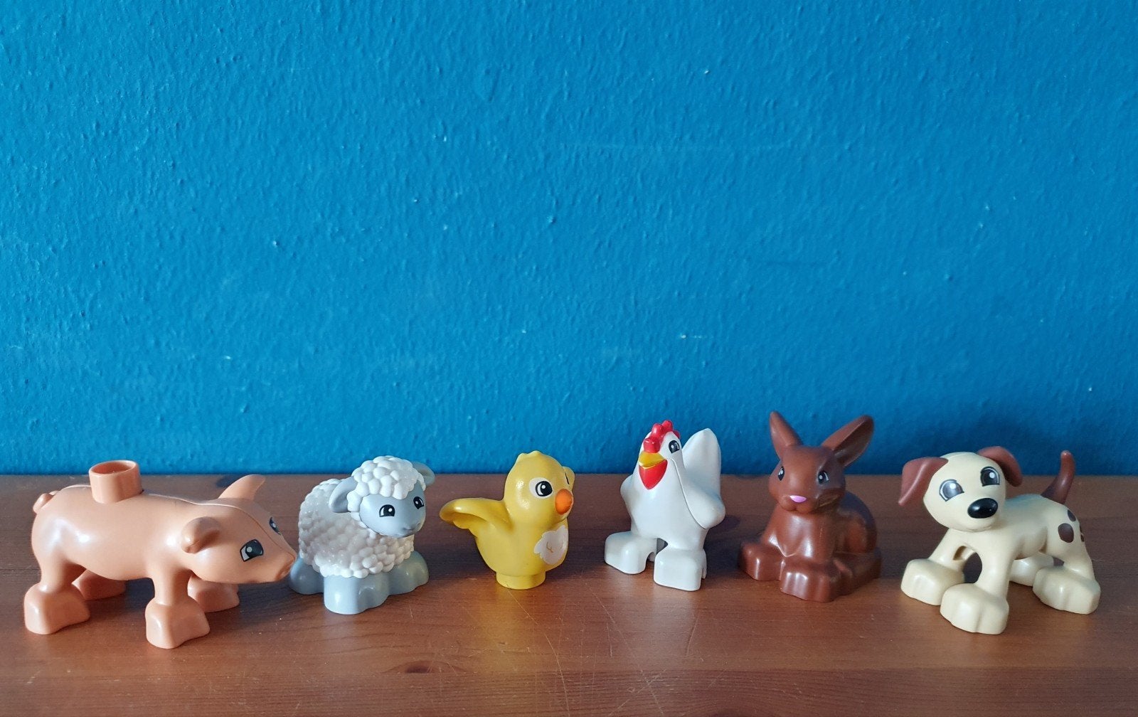 Duplo  Boerderij Dieren kip haan kuiken vogel konijn hond, Ophalen of Verzenden, Zo goed als nieuw, Duplo