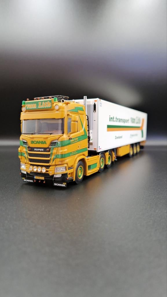 Wsi | Van Lith - Scania, Hobby en Vrije tijd, Modelauto's | 1:50, Ophalen of Verzenden, Zo goed als nieuw, Bus of Vrachtwagen