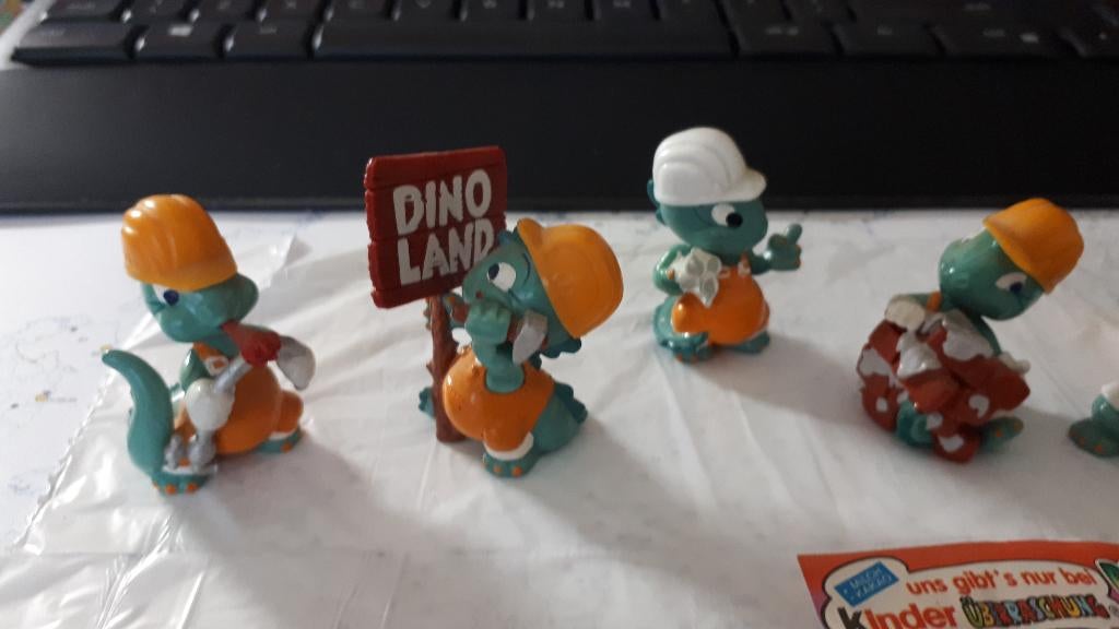 Die Dapsy Dinos - U-eier serie van 1995, Ophalen of Verzenden, Zo goed als nieuw, Overige typen