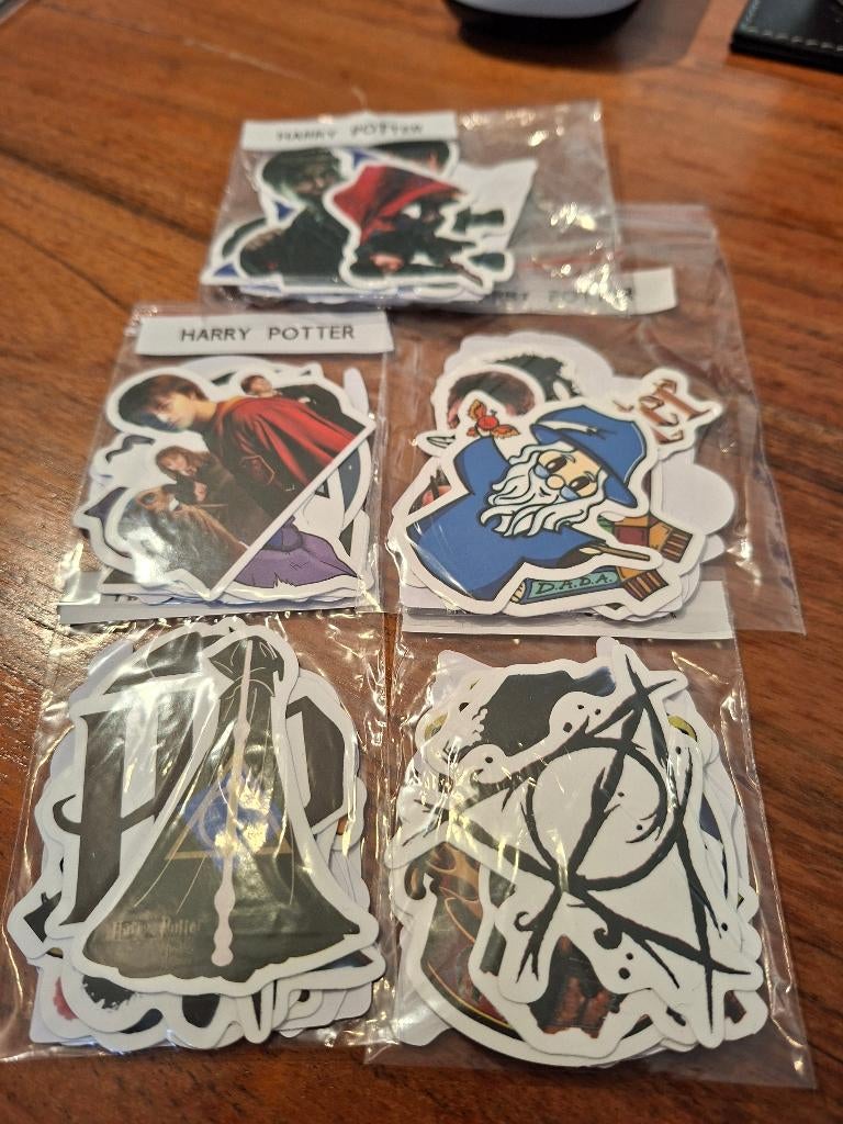 Harry Potter Stickers - 10 stuks per zakje, Verzamelen, Harry Potter, Ophalen of Verzenden, Nieuw, Overige typen