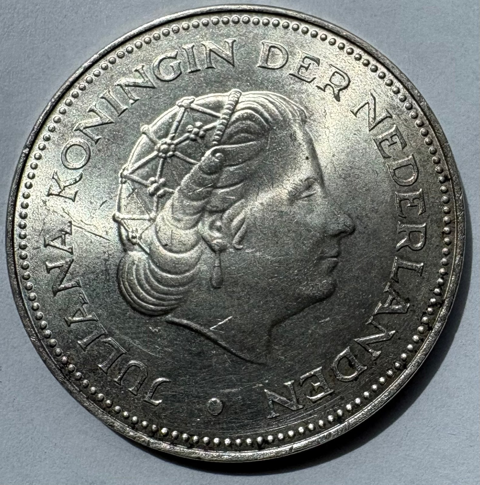 Zilveren tien gulden munt 1945-1970, Ophalen of Verzenden, Koningin Juliana, 10 gulden, Losse munt