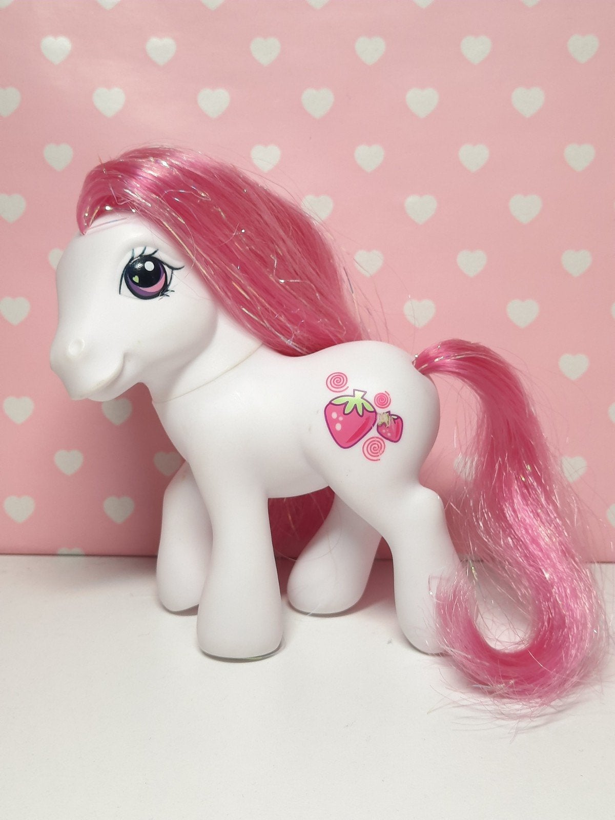 My Little Pony G3 Strawberry Swirl 2002, Ophalen of Verzenden, Gebruikt