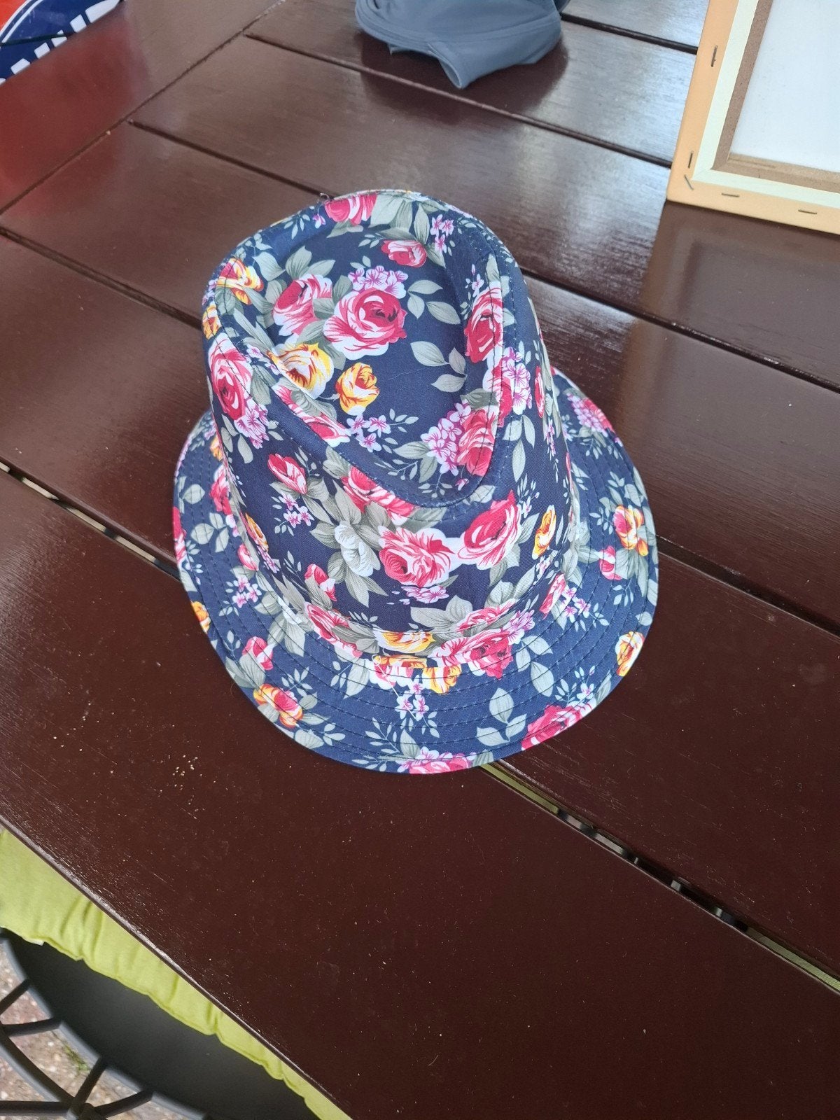 Bloemenprint Hoed - Zomerse Stijl, Kleding | Dames, Hoeden en Petten, Hoed, One size fits all, Ophalen of Verzenden, Onbekend