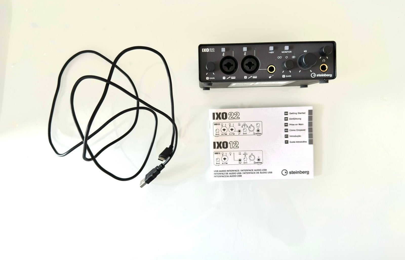 Steinberg IXO22 USB-C audio-interface, Ophalen of Verzenden, Gebruikt