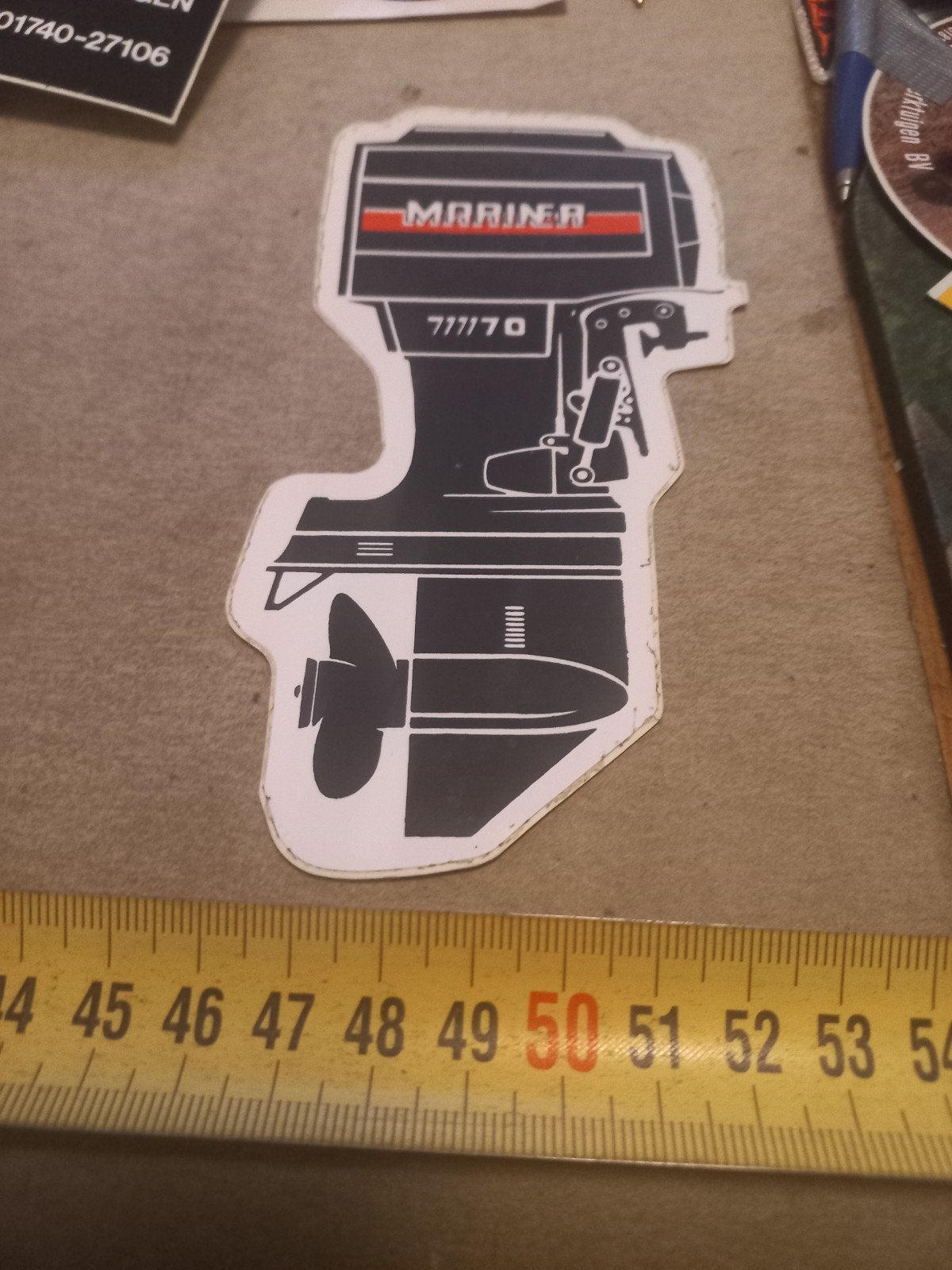 Mariner buitenboordmotor sticker - 77770, Ophalen of Verzenden, Nieuw, Overige typen