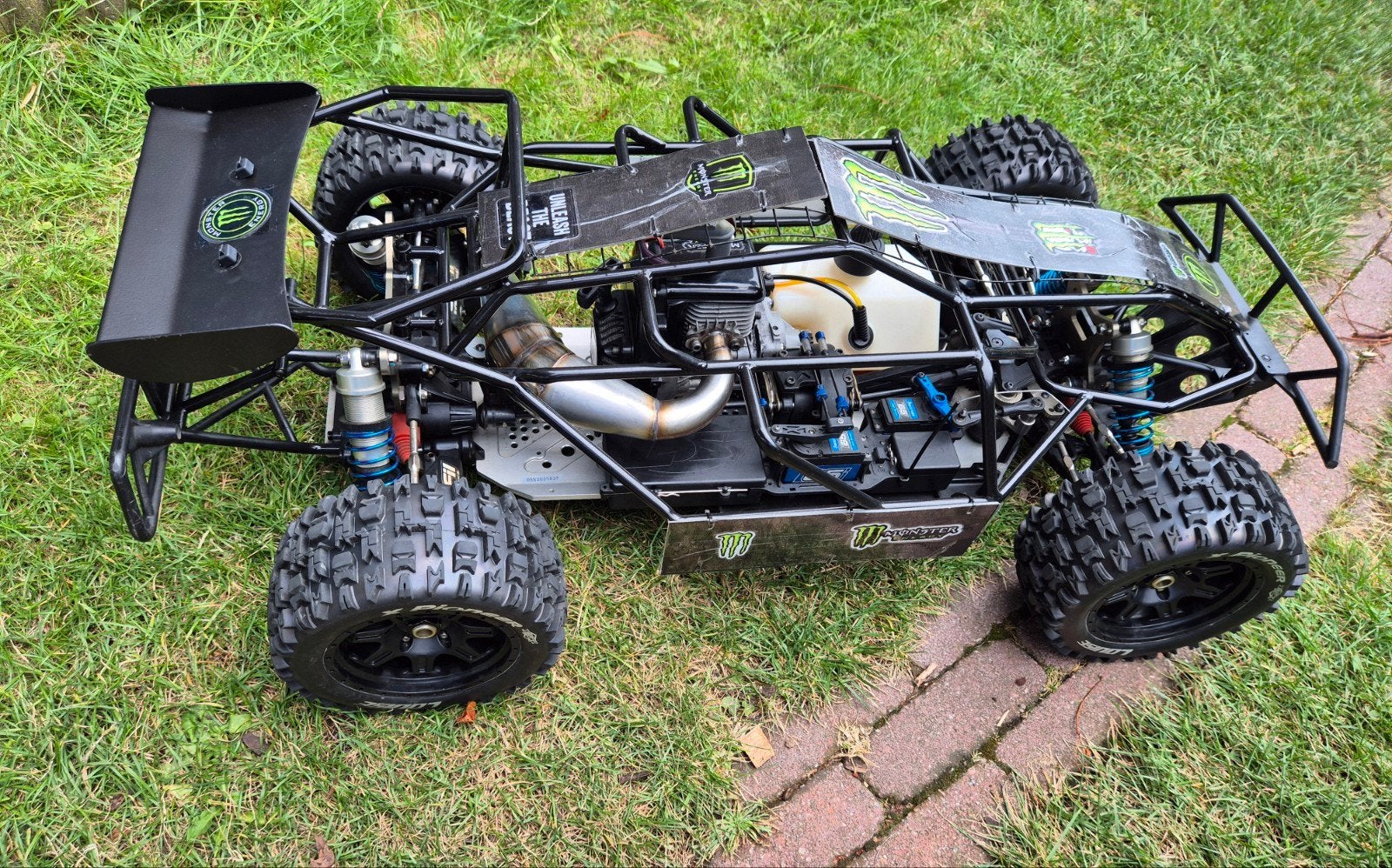 Losi 5ive 2.0 T 29cc. Killswitch, Louise, titanium uitlaat, Hobby en Vrije tijd, Modelbouw | Radiografisch | Auto's, Benzine, Auto offroad