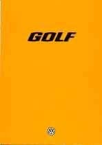 Volkswagen VW Golf 1 originele brochure/auto folder '76-'81, Ophalen of Verzenden, Zo goed als nieuw, Volkswagen