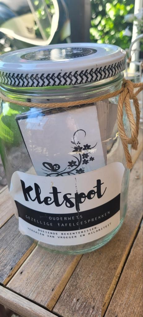 Kletspot zgan, Ophalen of Verzenden, Zo goed als nieuw, Kletspot