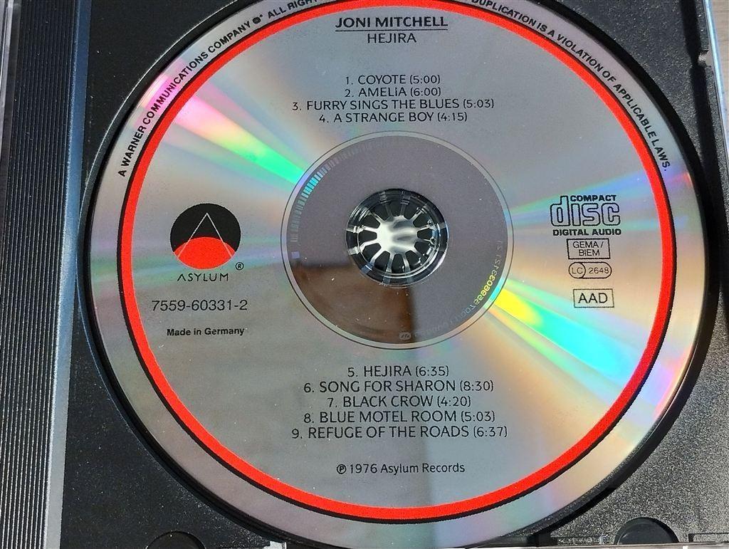 Joni Mitchell ‎- Hejira, Ophalen of Verzenden, Gebruikt