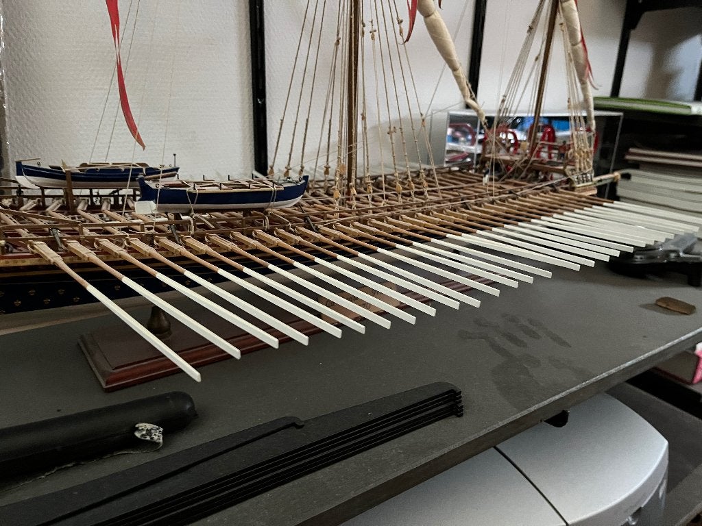 modelschip Trireem. diverse modelschepen. SS Rotterdam, Ophalen