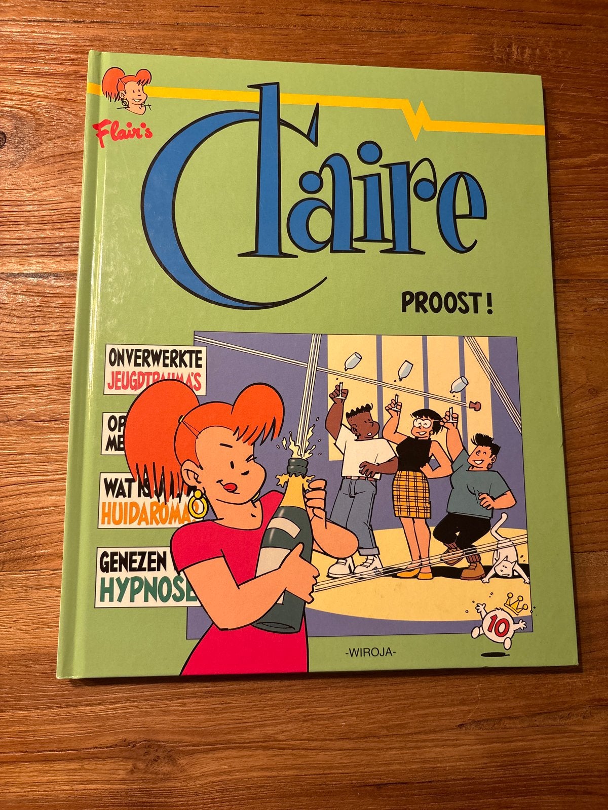 Flair's Claire - Proost! Stripboek deel 10 hardcover, Boeken, Eén stripboek, Ophalen of Verzenden, Gelezen