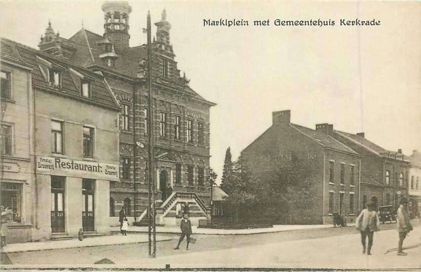 380-671-007 Kerkrade Hoofdstraat, Verzamelen, Ansichtkaarten | Nederland, Verzenden, Voor 1920, Limburg