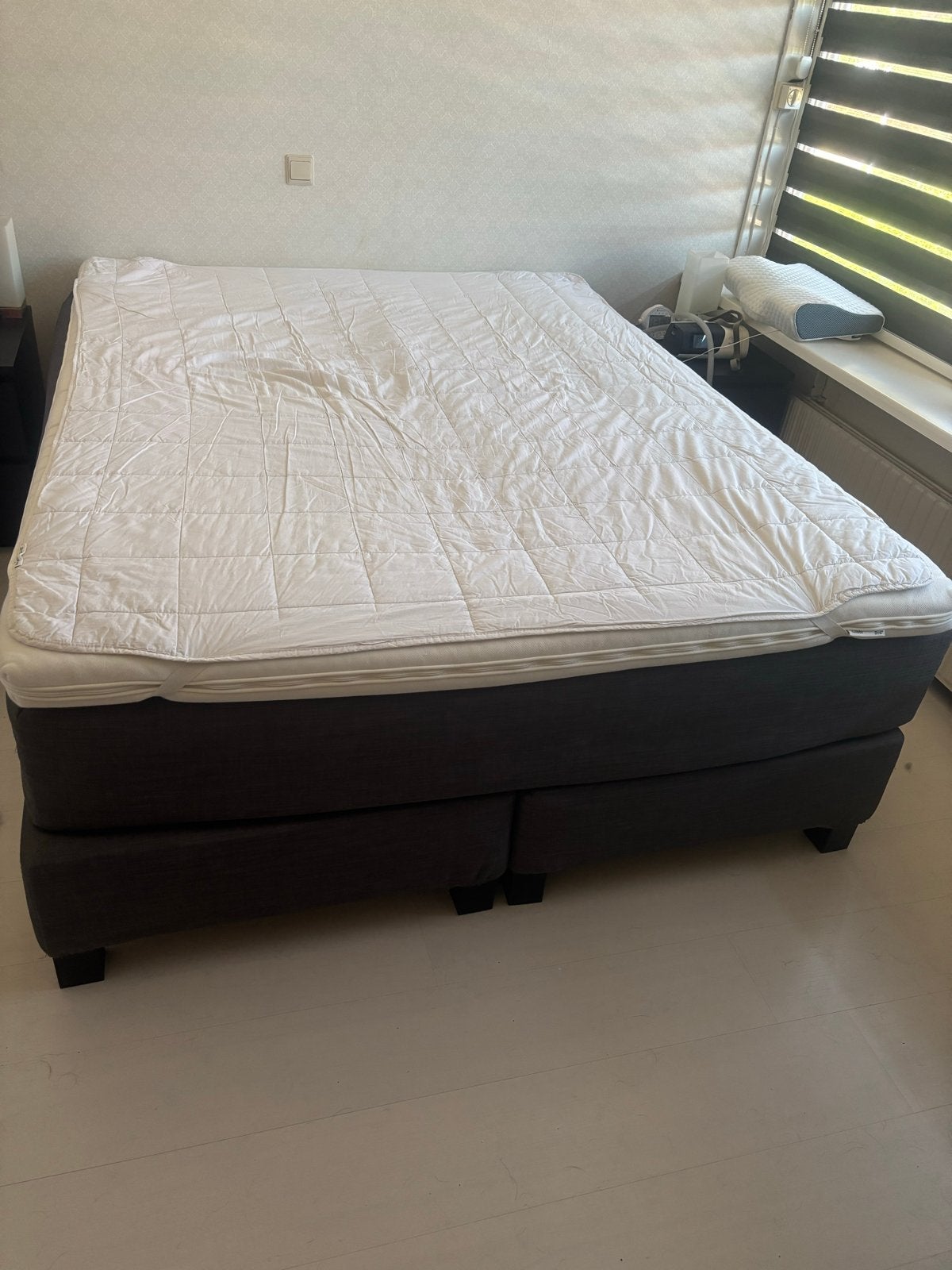 IKEA Boxspring 160x200 - Comfortabel en Ruim, Ophalen, Gebruikt, Tweepersoons, 200 cm