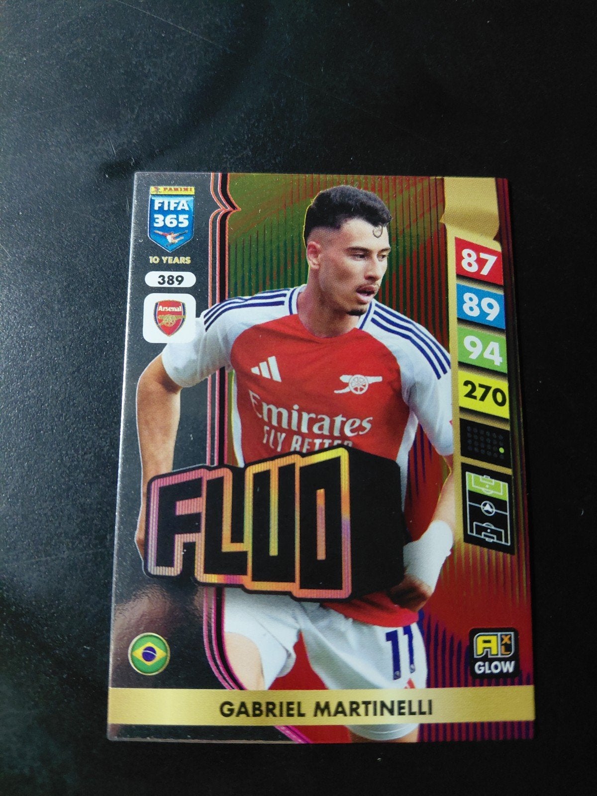 gabriel martinelli (arsenal) fluo panini, Verzamelen, Verzenden, Nieuw, Buitenlandse clubs, Poster, Plaatje of Sticker