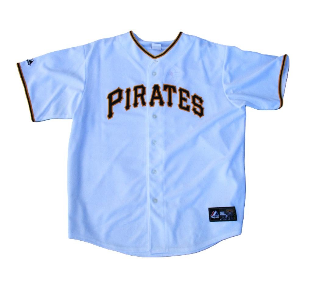 Pittsburgh Pirates mlb baseball honkbal jersey majestic, Ophalen of Verzenden, Zo goed als nieuw, Honkbal, Kleding