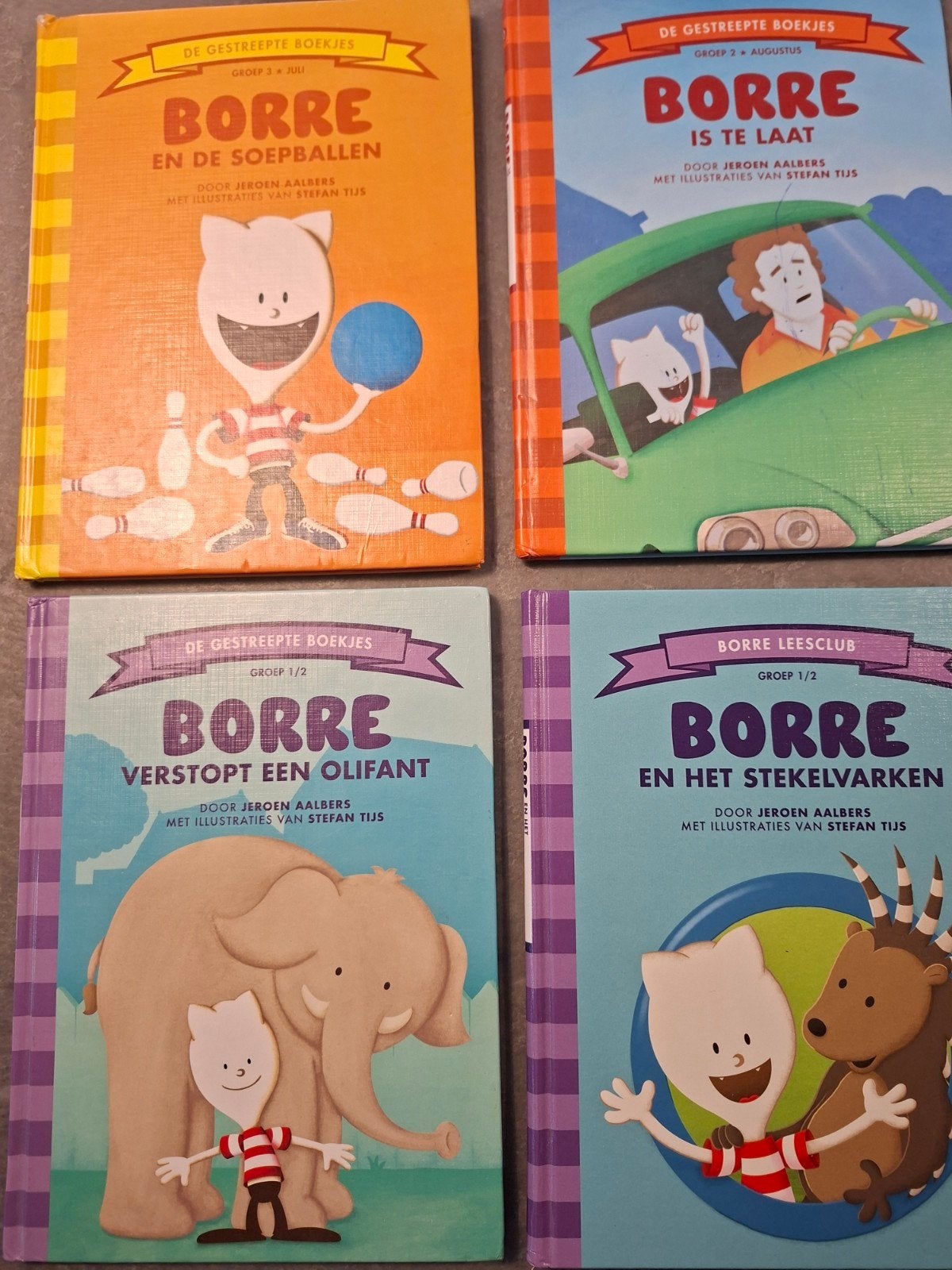 4 BORRE boekjes voor 12 euro, per stuk 5 euro, Ophalen of Verzenden, Zo goed als nieuw