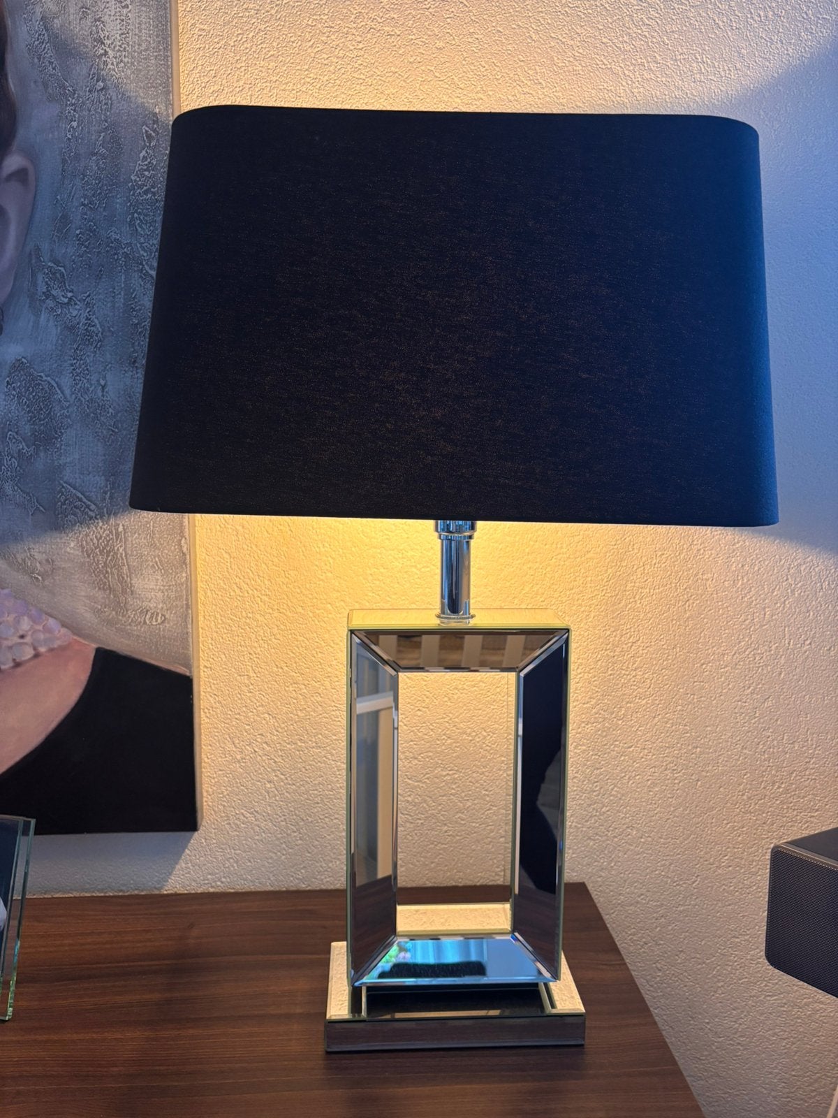 Eric kuster style spiegel tafel lampen 2 x, Ophalen, Zo goed als nieuw, Minder dan 50 cm