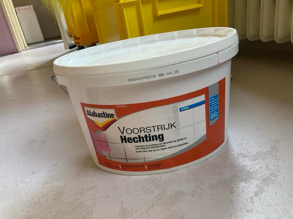 Alabastine Voorstrijk Hechting, Doe-het-zelf en Verbouw, Verf, Beits en Lak, Ophalen, Gebruikt, Overige kleuren, Verf