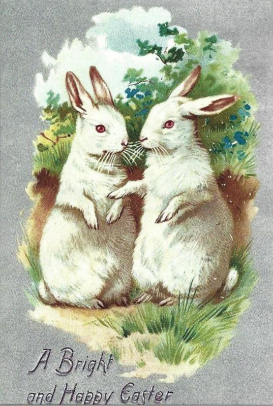 Pasen prentbriefkaart: A Bright and Happy Easter {37}, Verzenden, 1980 tot heden, Ongelopen, Feest(dag)