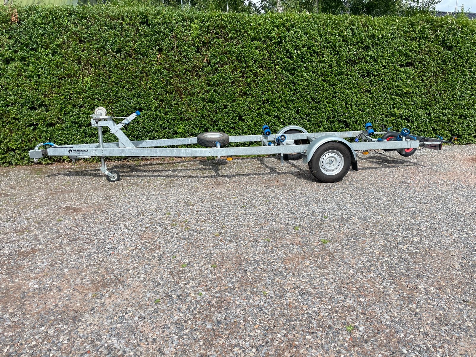 Zgan vlemmix boottrailer 1500 kg, Ophalen, Minder dan 1500 kg, Minder dan 6 meter, Zo goed als nieuw