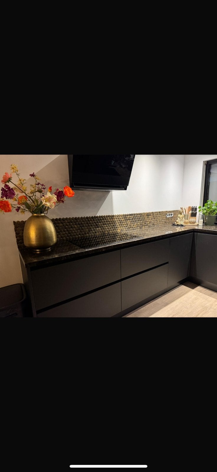 Goud kluer glass mozaik, Tuin en Terras, Ophalen, Nieuw, Overige materialen, Overige typen