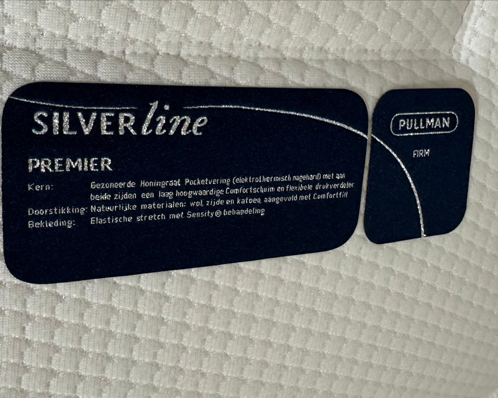 Pullman Silverline Premier Matras Firm, Ophalen, Eenpersoons, Zo goed als nieuw, 80 cm