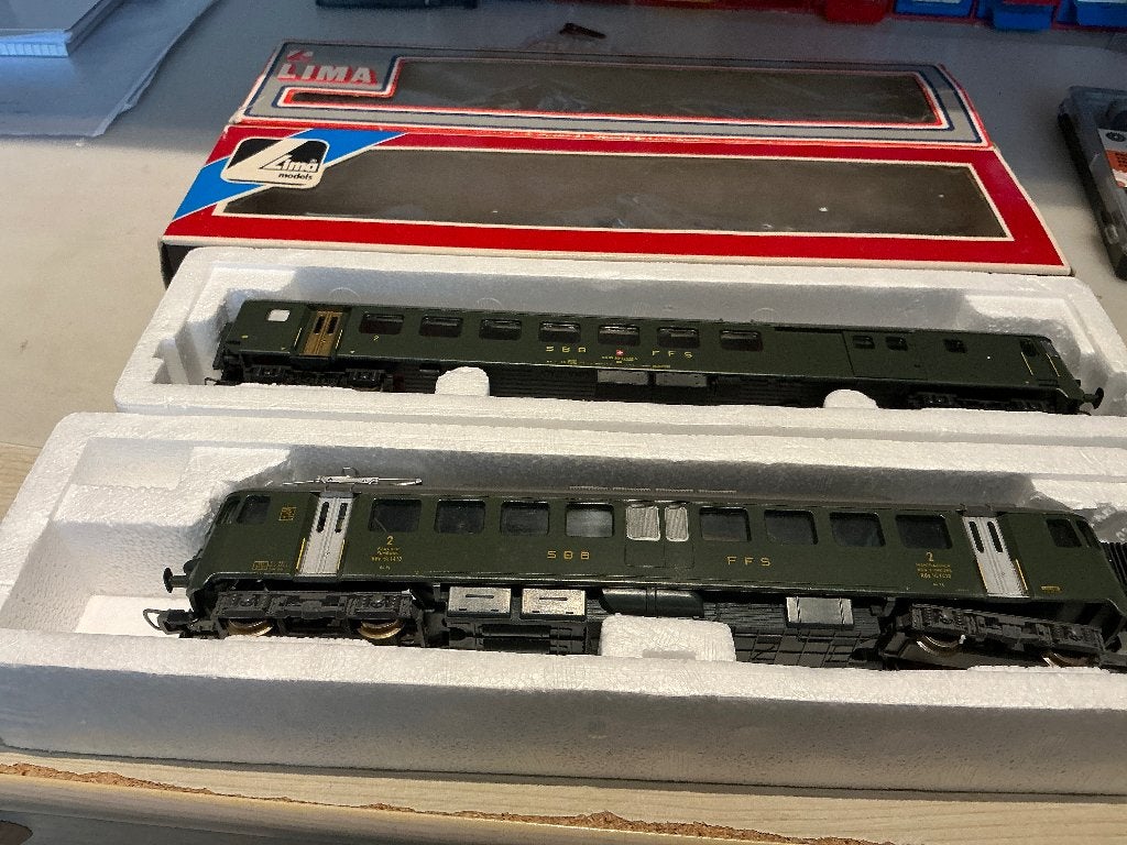 Lima SBB set met stuurstand, Hobby en Vrije tijd, Modeltreinen | H0, Treinset, Gelijkstroom, Ophalen of Verzenden, Zo goed als nieuw