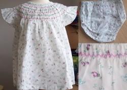 Maat 62 Wit gebloemd Gymboree jurkje+broekje NIEUW a, Kinderen en Baby's, Babykleding | Maat 62, Meisje, Nieuw, Ophalen of Verzenden