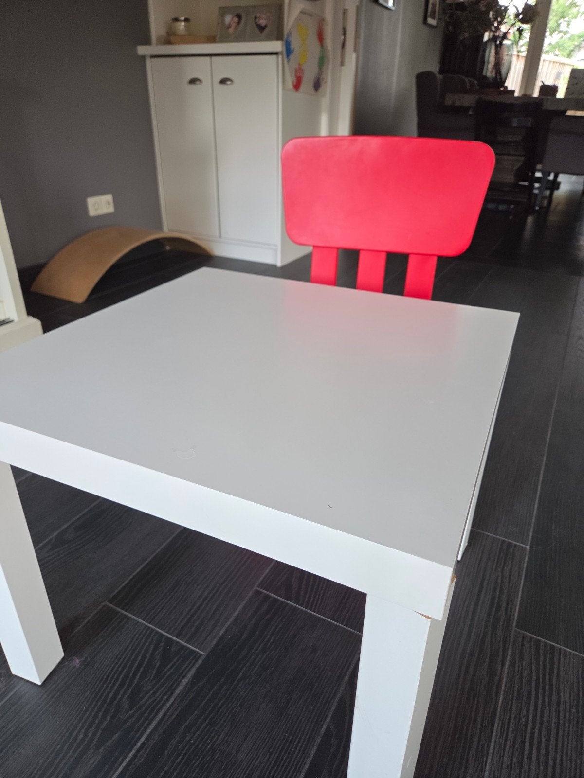 Kindertafel met stoel Ikea, Ophalen, Gebruikt, Tafel(s) en Stoel(en)