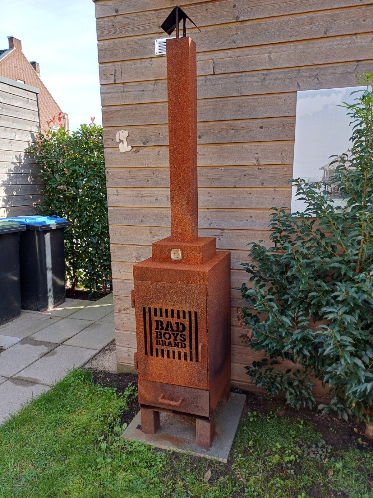 Bad Boys Brand Hout kachel - Uniek design, Ophalen, Gebruikt
