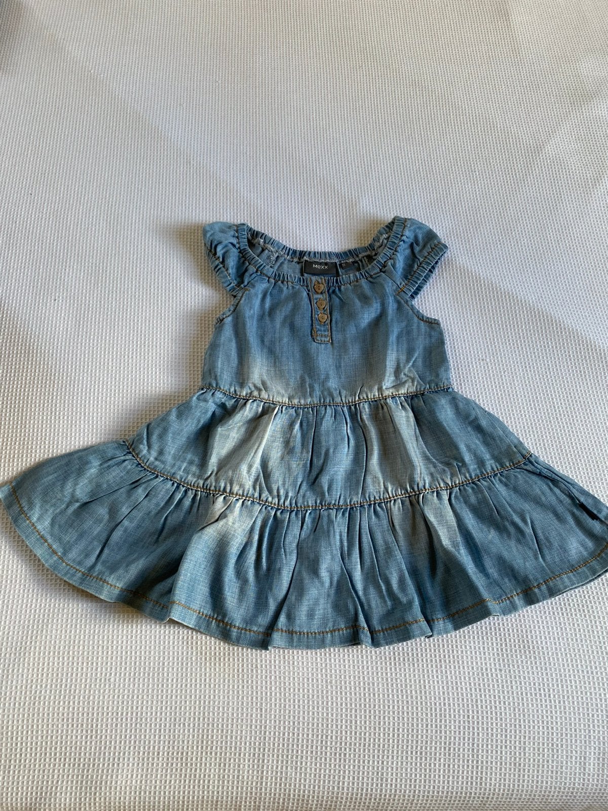 Baby jeans jurkje maat 92, Ophalen of Verzenden, Zo goed als nieuw, Meisje, Jurk of Rok