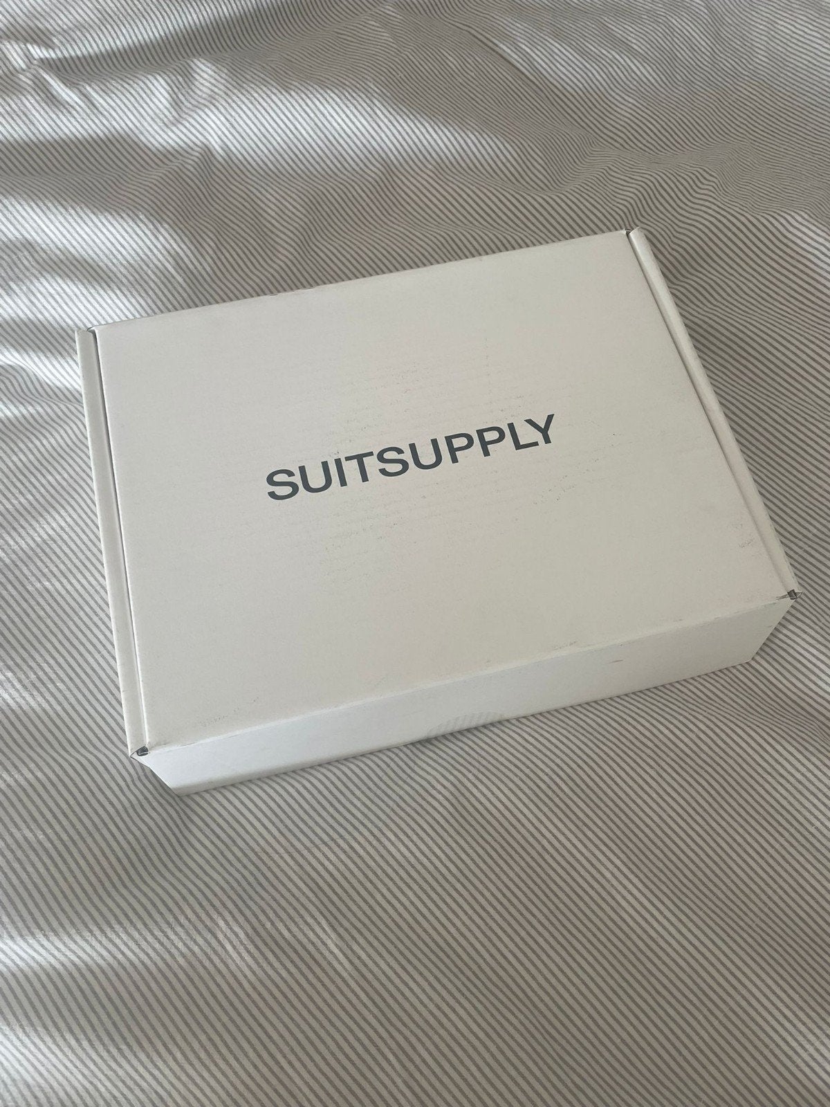 Suitsupply Donkergrijze Rechte Pijp Kostuumbroek, Nieuw, Ophalen of Verzenden, Grijs, Maat 46 (S) of kleiner