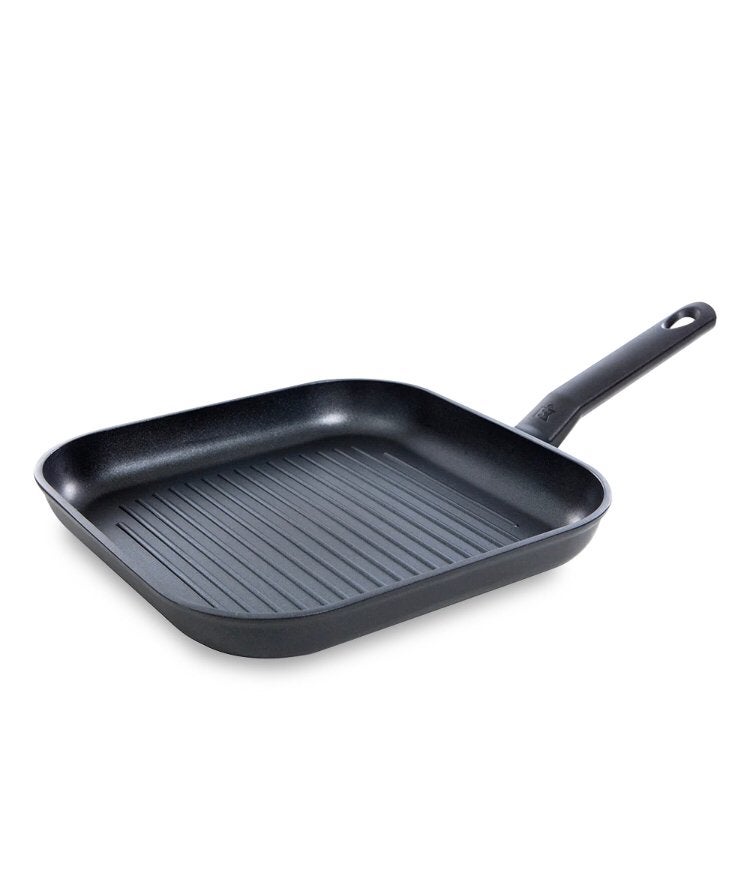 BK Easy Induction grillpan 26x26 cm, Ophalen of Verzenden, Zo goed als nieuw, Koekenpan of Braadpan, Keramische plaat