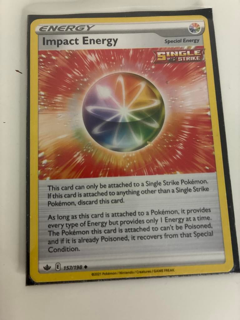 Pokémon TCG: Impact Energy (Single Strike) - 157/198, Verzenden, Zo goed als nieuw, Losse kaart