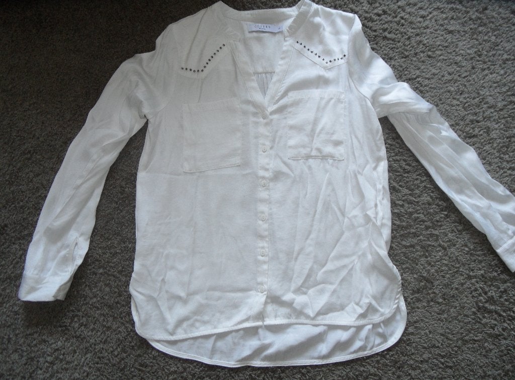 Witte damesblouse-shirt van Costes Rebel, maat M, Kleding | Dames, Maat 38/40 (M), Wit, Ophalen of Verzenden, Zo goed als nieuw